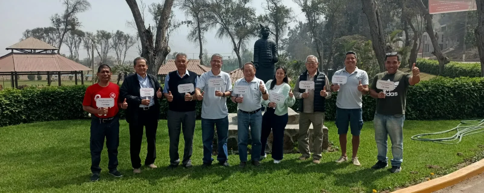 Encuentro de la comunidad CCPCH en los jardines